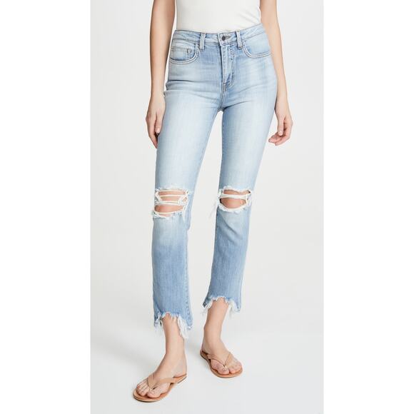 L'Agence High Line High Rise Blue Cotton Skinny Denim JeansSize 24